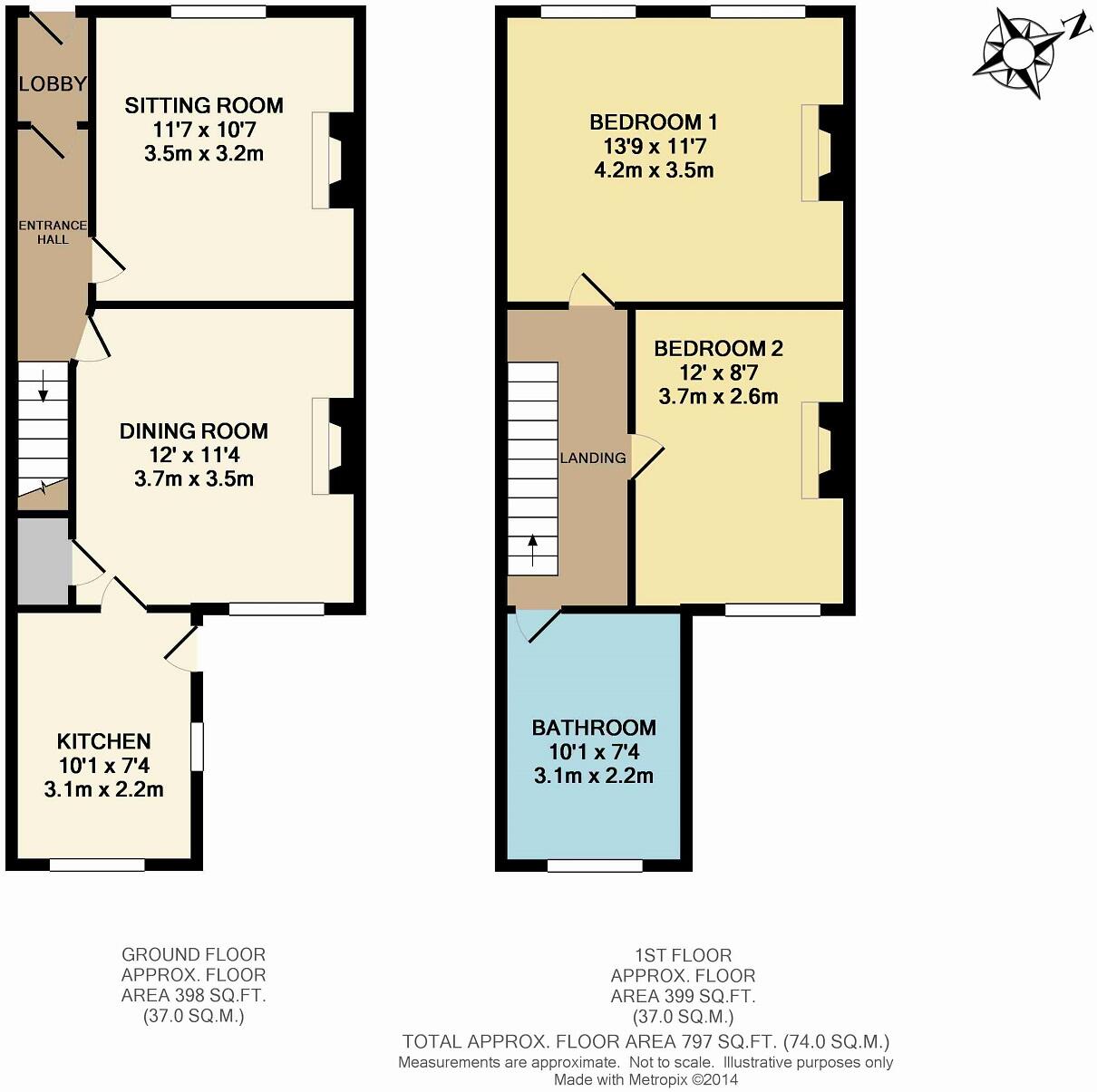 Burnham Road, Bath floorplan