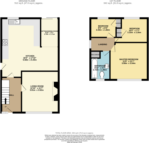 Patterdale Road, Manchester, M31 floorplan