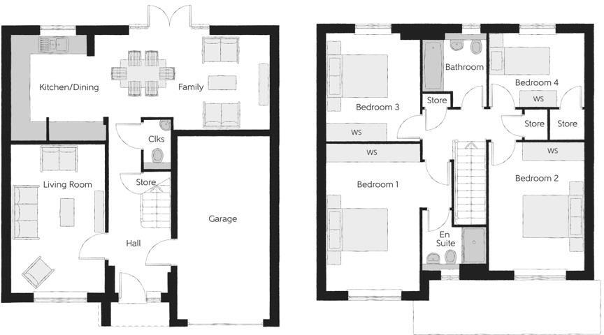 Plot 95 - The Cutler, Darwin's Edge, Hereford Road, Shrewsbury, SY3 9NB floorplan