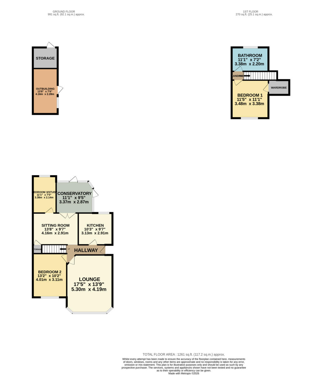 Willow Walk, Hockley, SS5 5 floorplan