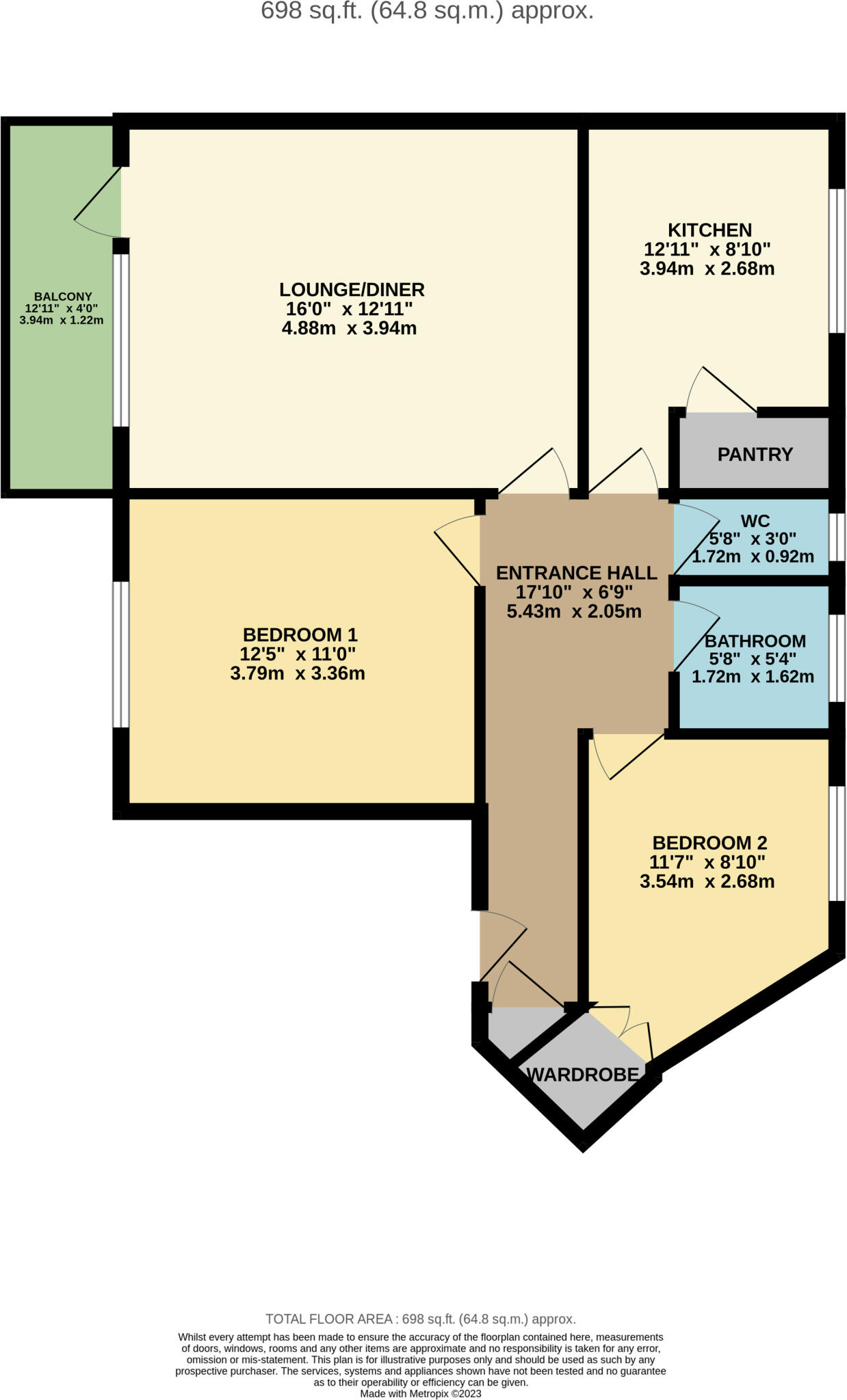 West Cliff Road, Bournemouth, BH4 floorplan