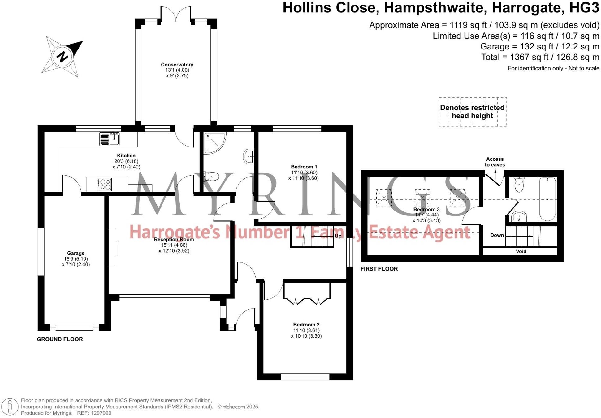 Hollins Close, Hampsthwaite, HG3 floorplan
