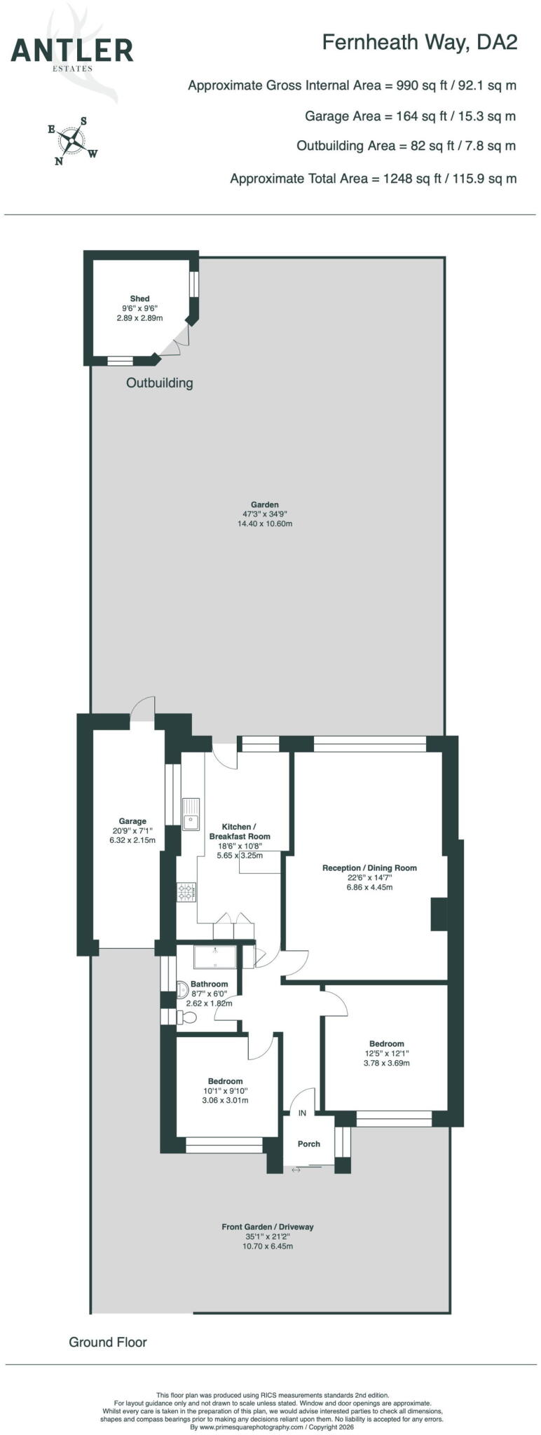 Fernheath Way, Joydens Wood, Kent, DA2 7PE floorplan