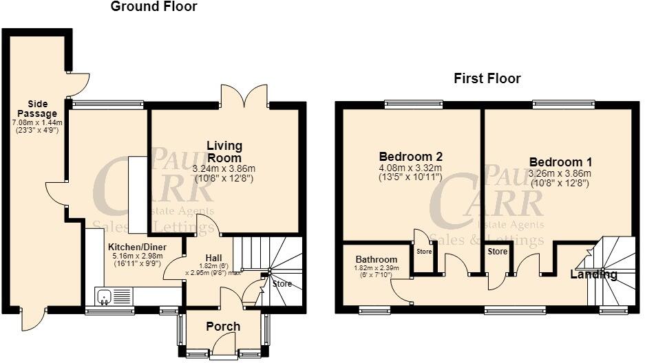 St. Matthews Road, Burntwood, WS7 9DR floorplan
