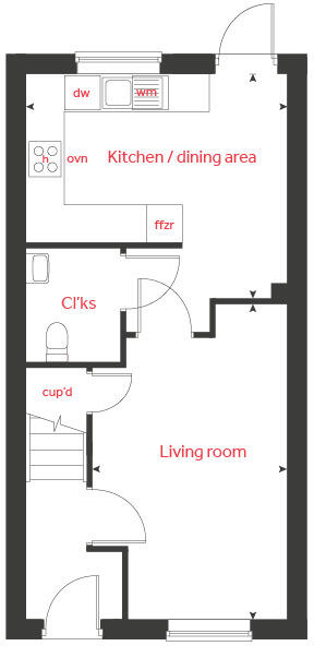Off St James Rd, Gateshead, 
NE8 3EQ floorplan