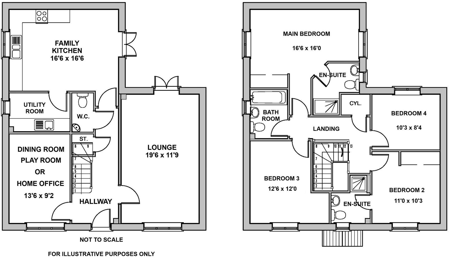 Battle Close, Newton floorplan