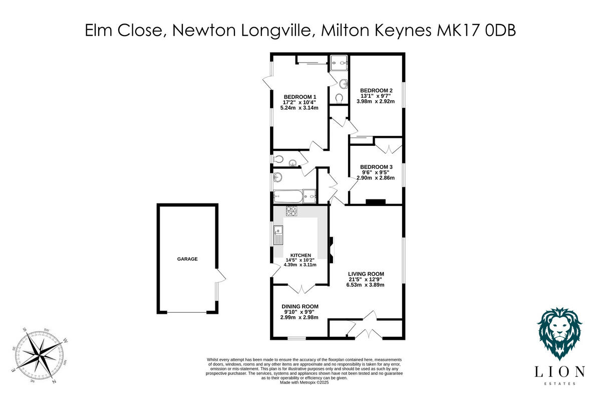 Elm Close, Newton Longville, Milton Keynes, MK17 floorplan