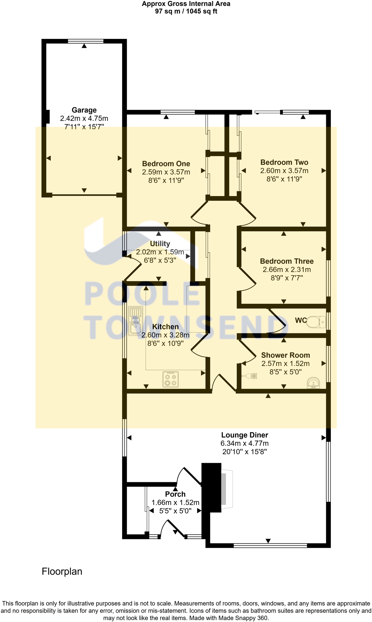 Meadow Close, Bowston, Kendal, LA8 9HA floorplan