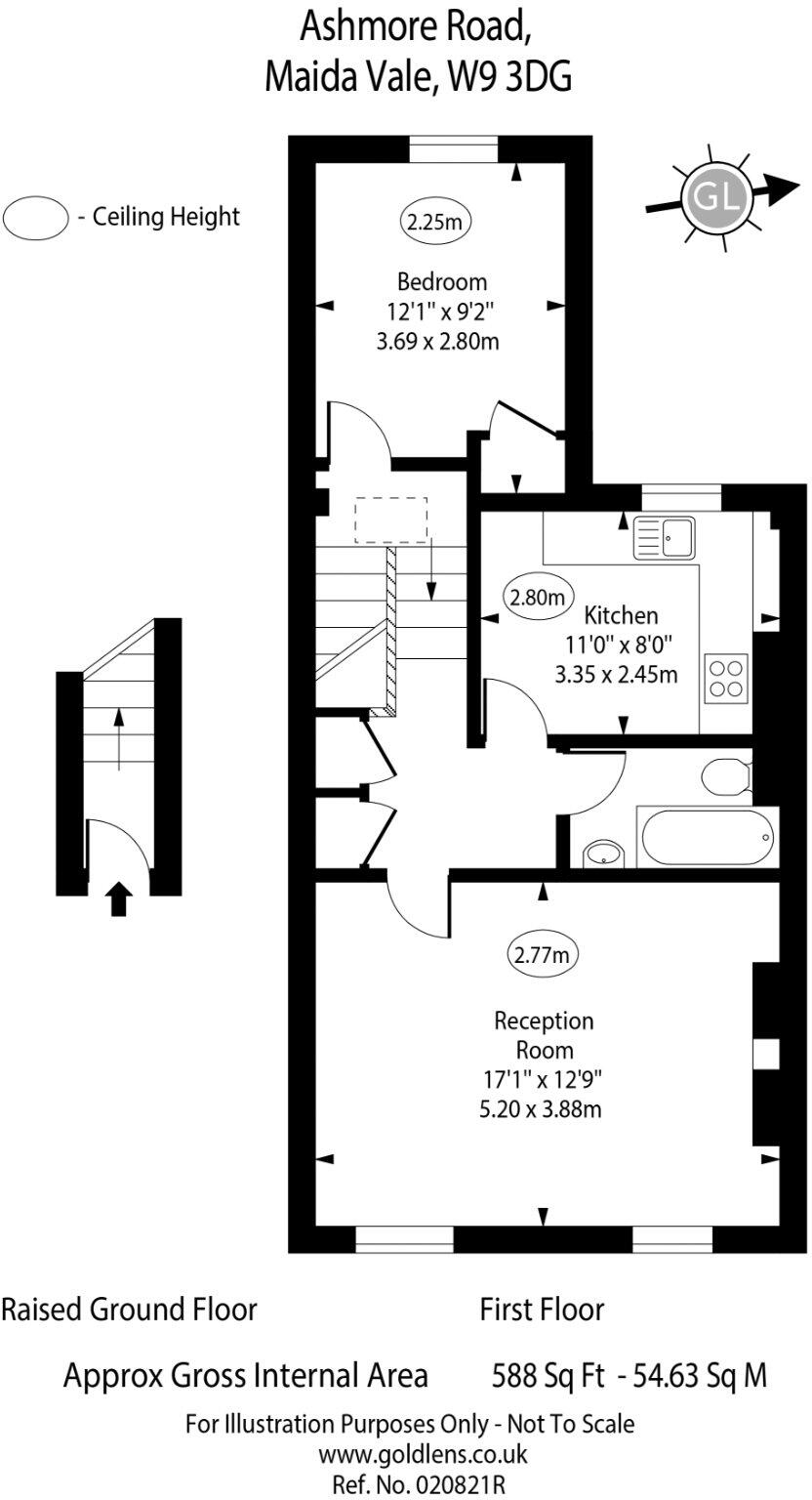 Ashmore Road, London, W9 floorplan
