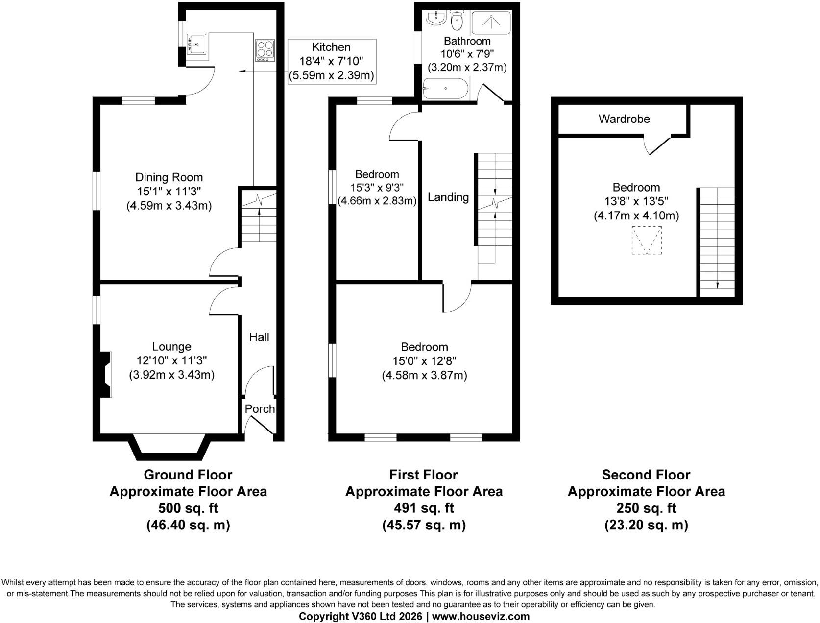 54 Skipton Road, Earby BB18 6QB floorplan
