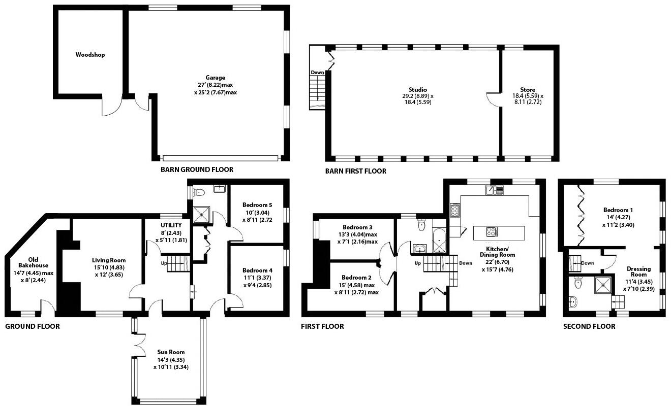 Lloyney, Knighton, Powys floorplan