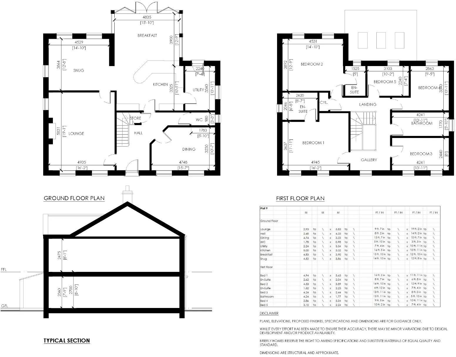 Plot 9, Plot 9, The Paddocks, Great Ouseburn, YO26 9RP floorplan