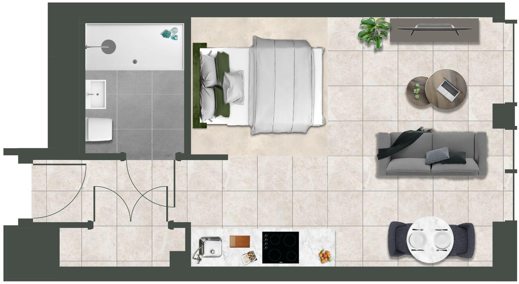 The Lexington, 4 William Jessop Way, L3 floorplan