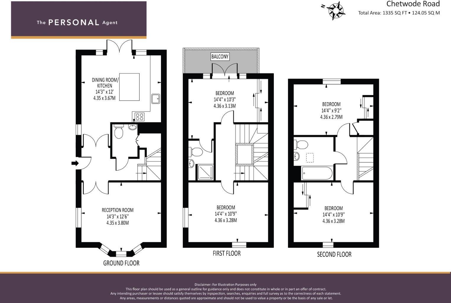 Chetwode Road, Tadworth floorplan