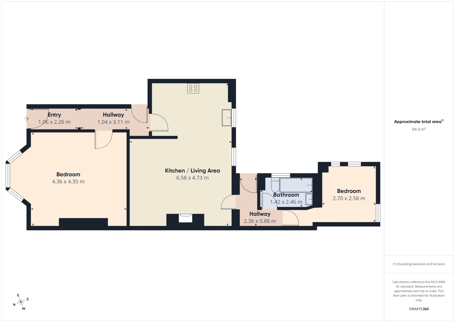 Naters Street, Whitley Bay,  NE26 floorplan
