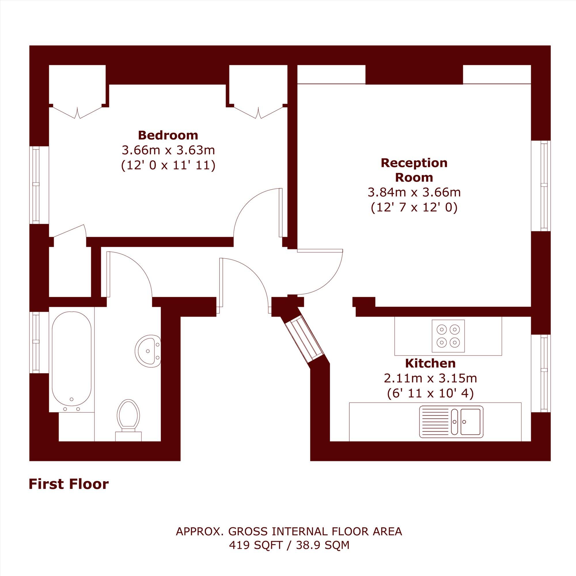 Rosemary Lane, Mortlake floorplan