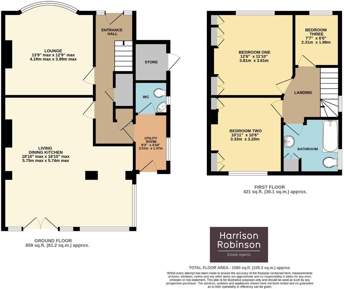 Bark Lane, Addingham floorplan