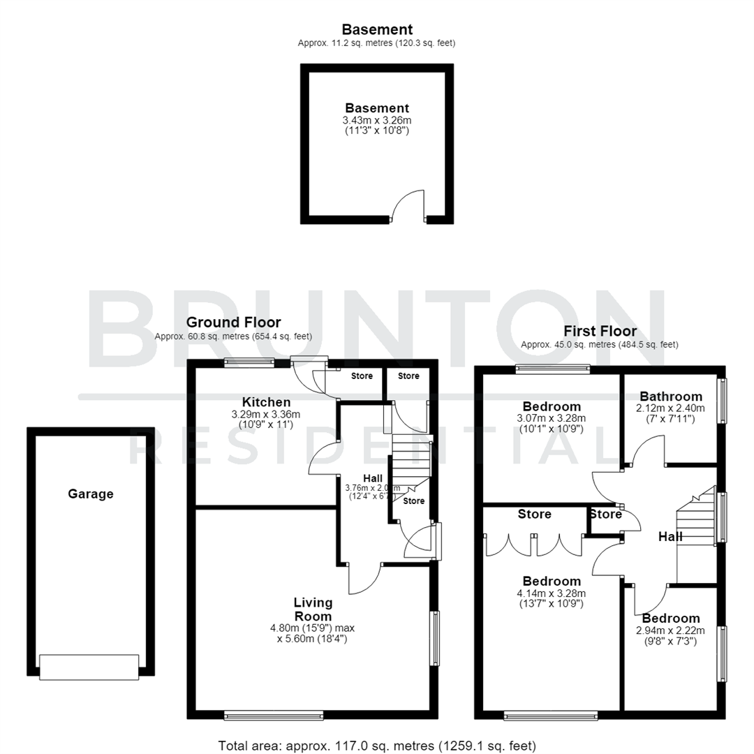West Hextol, Hexham floorplan
