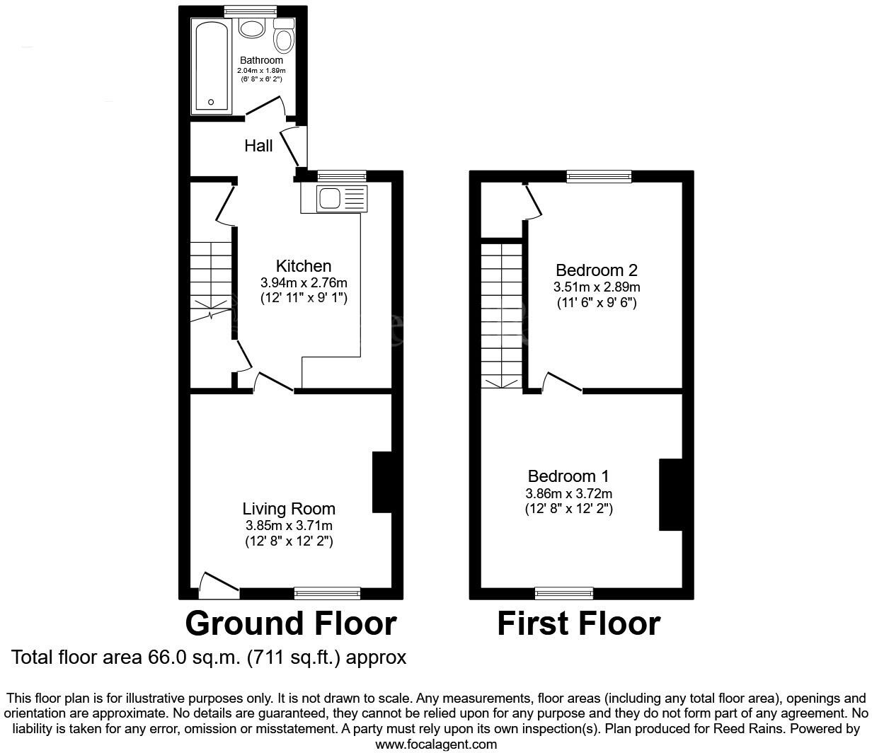 Victoria Street, Dinnington, Sheffield, South Yorkshire, S25 floorplan