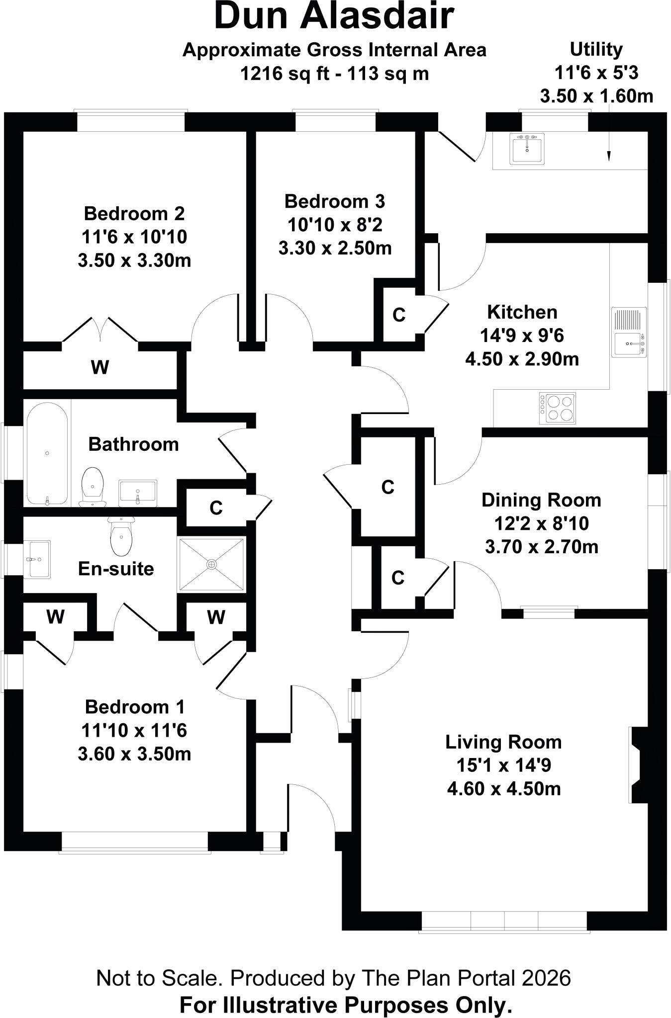 Garden Place, Beauly, Highland, IV4 floorplan