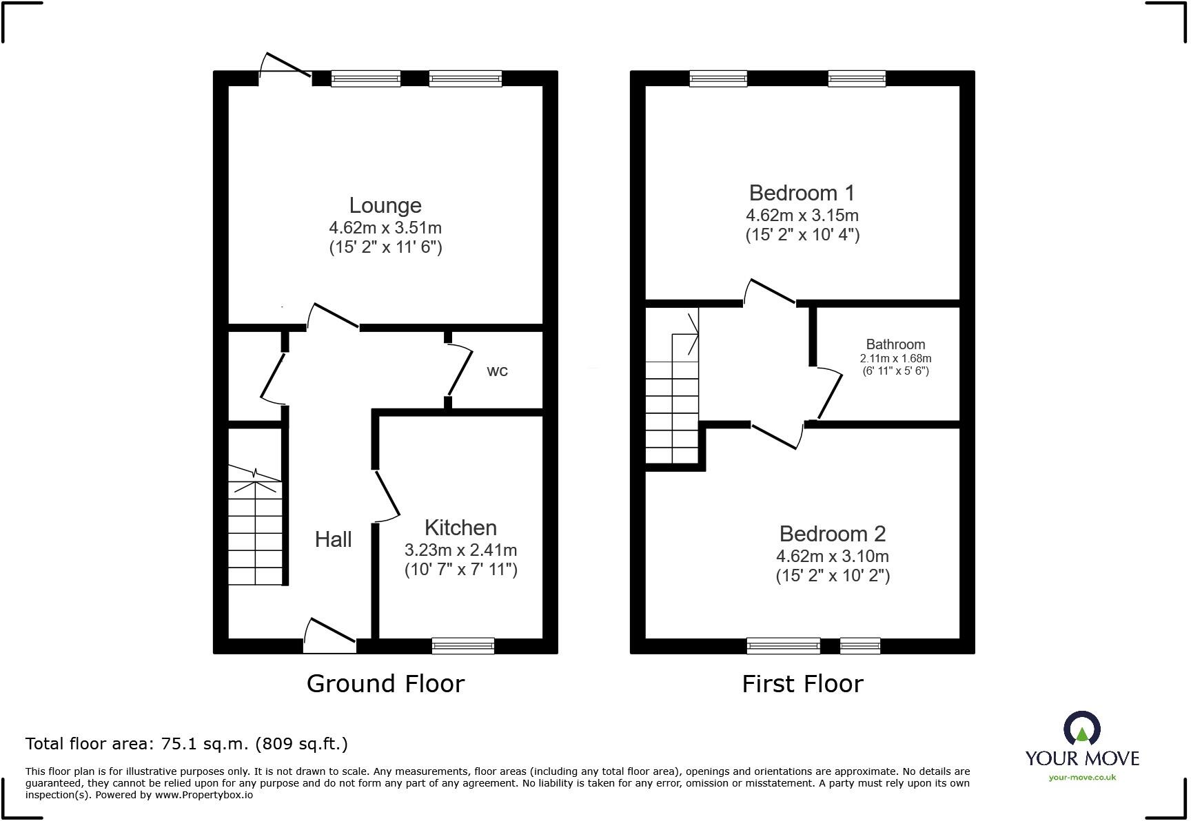 Derby Road, Loughborough, Leicestershire, LE11 floorplan