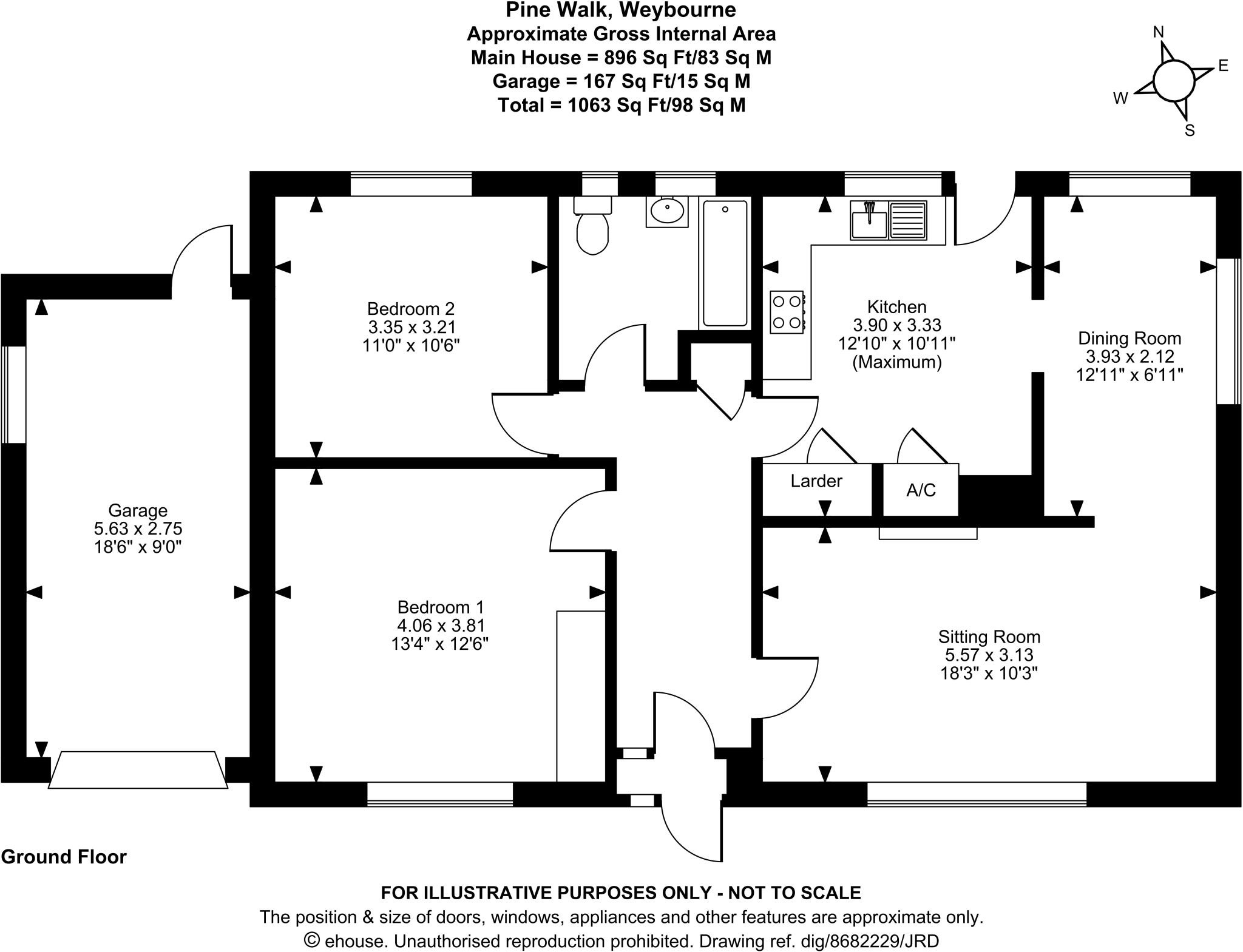 Weybourne, Norfolk floorplan