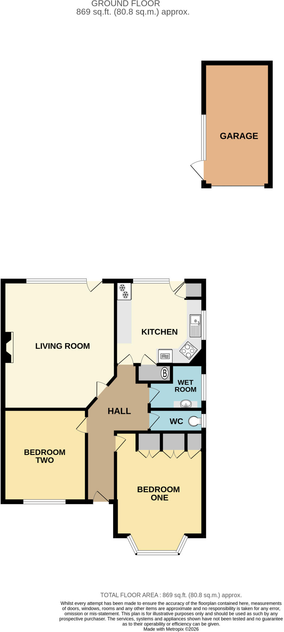 Woodside Close, Leigh-on-Sea, Essex, SS9 floorplan