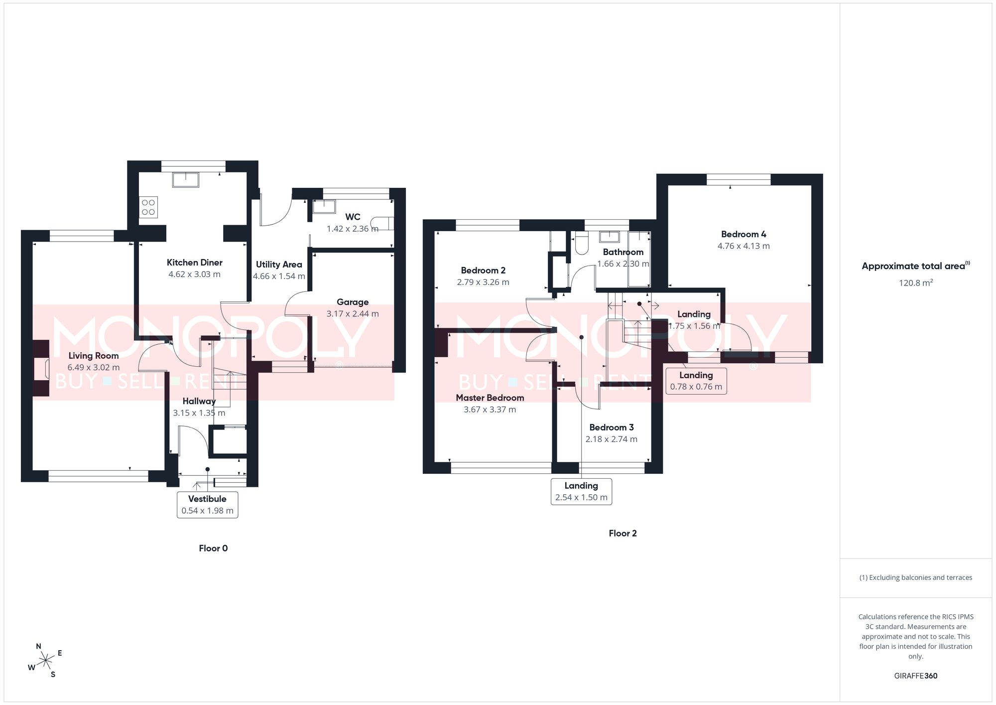 Hen Ffordd Rhuthun, Denbigh, LL16 floorplan