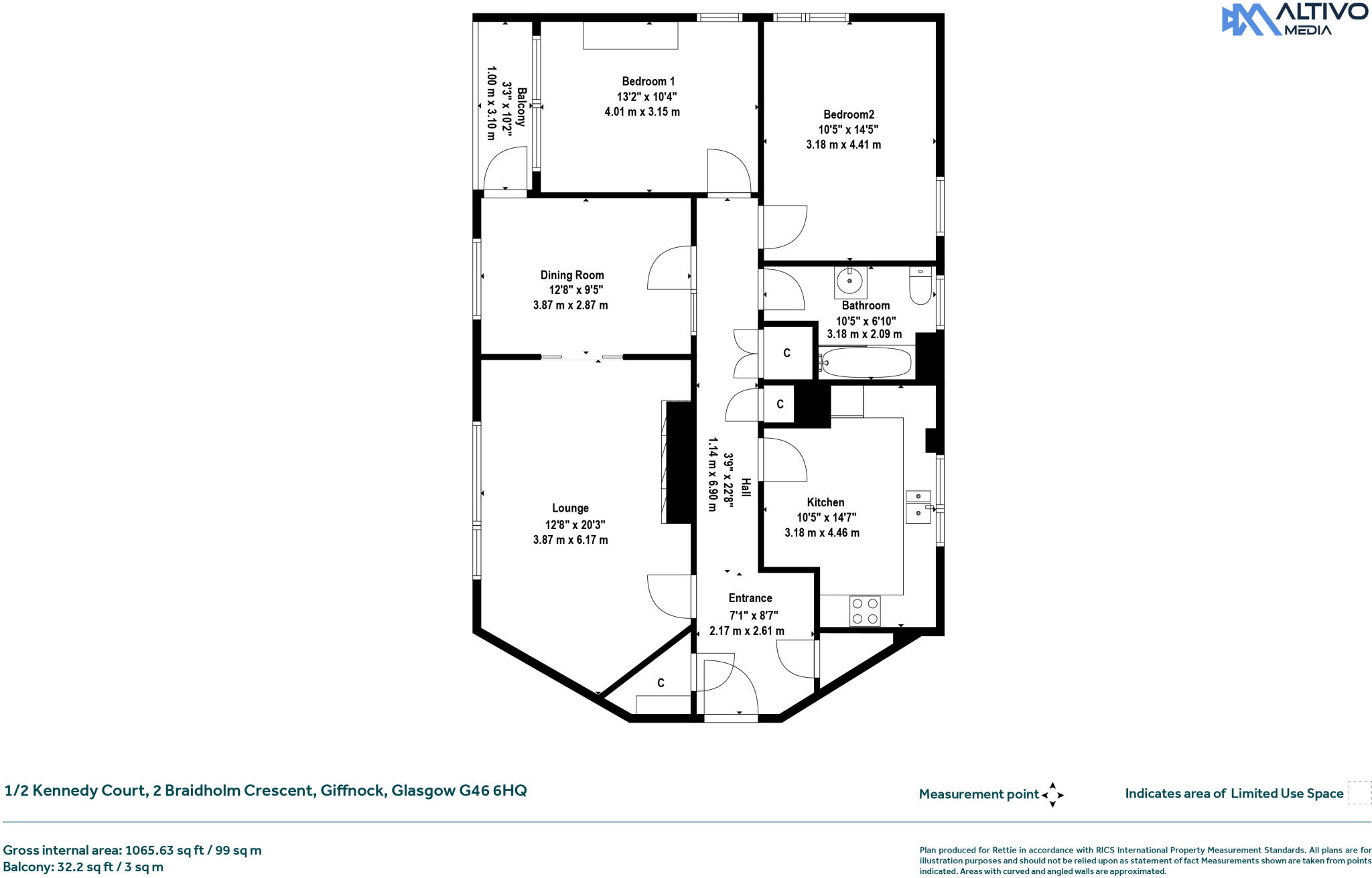Braidholm Crescent, Giffnock, Glasgow, East Renfrewshire floorplan