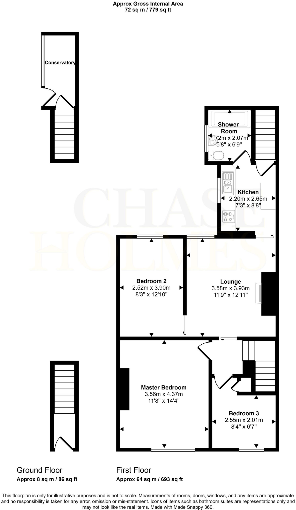 Northbourne Road, Jarrow, NE32 floorplan