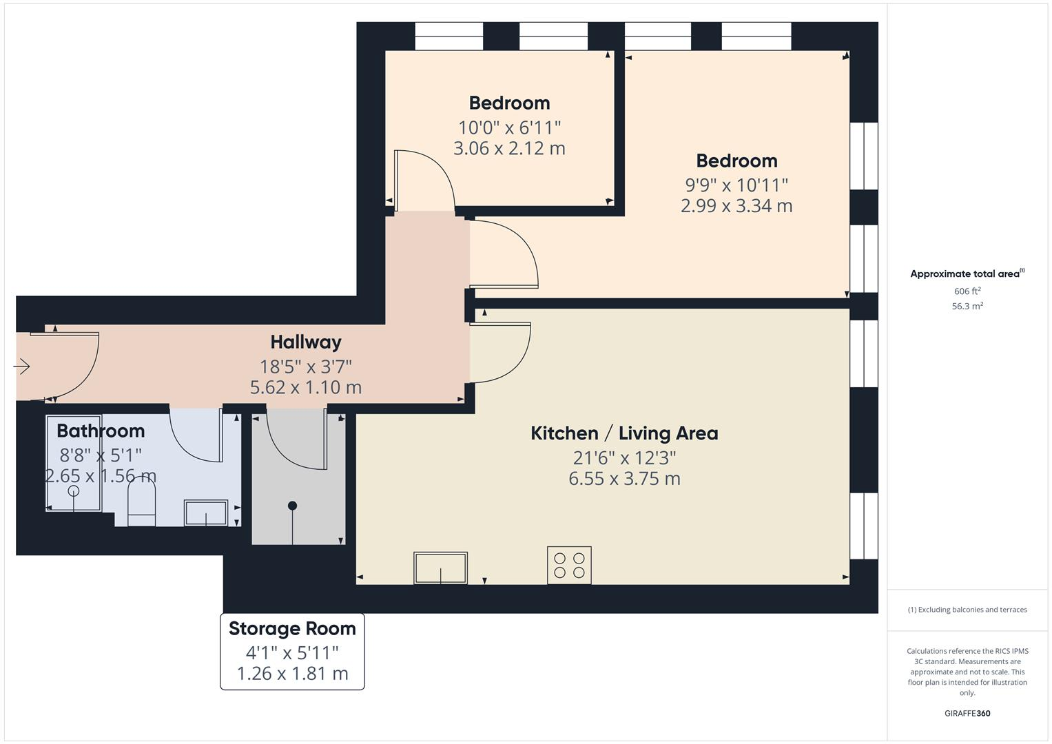 102 Napier Street, Sheffield floorplan