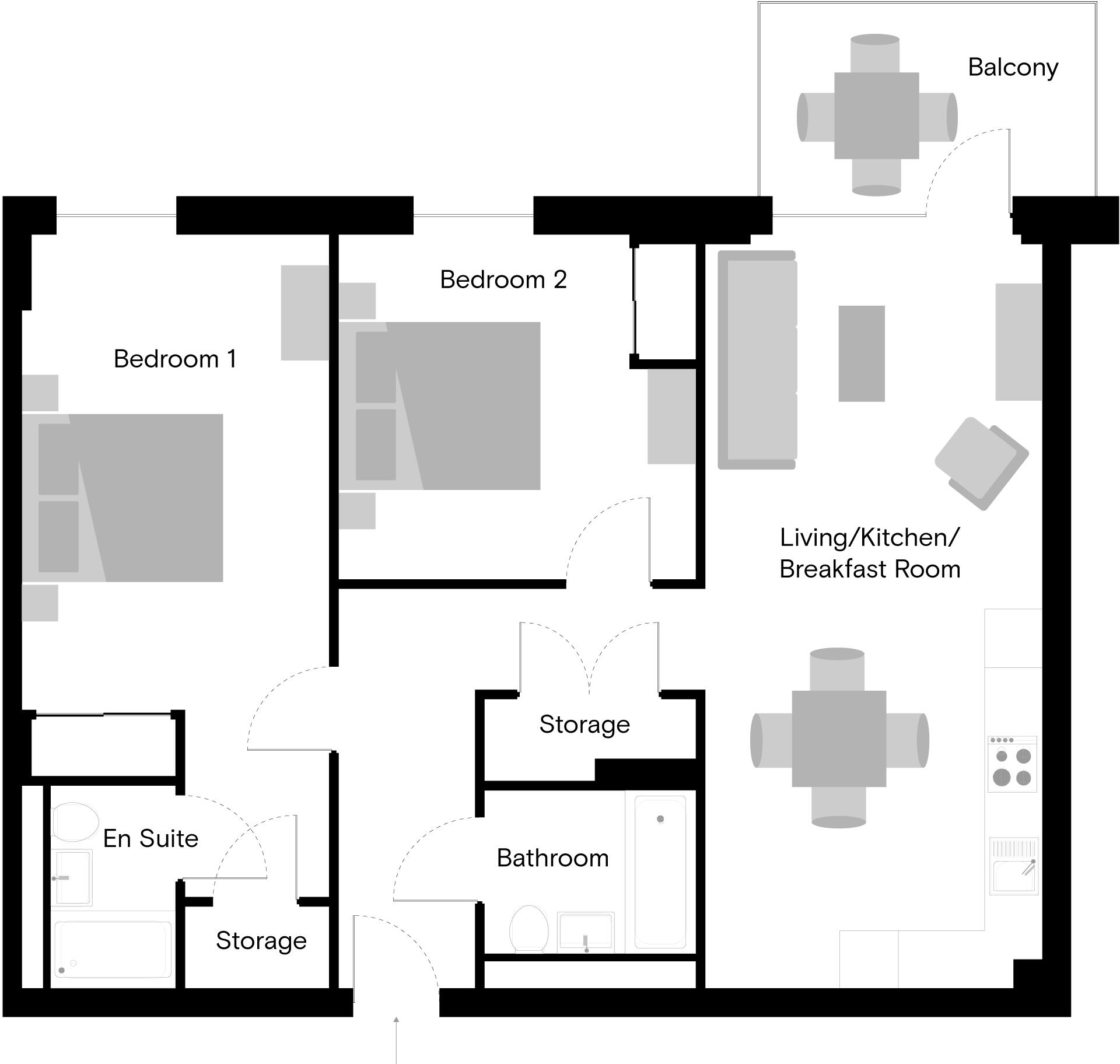 Sessile Apartments, Ashley Road, London, N17 9NW floorplan