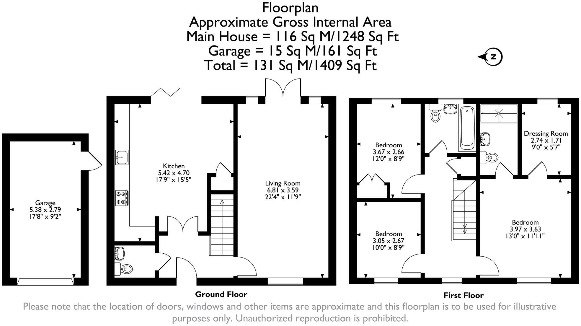 Pinchfield Gardens, Hallow, WR2 floorplan