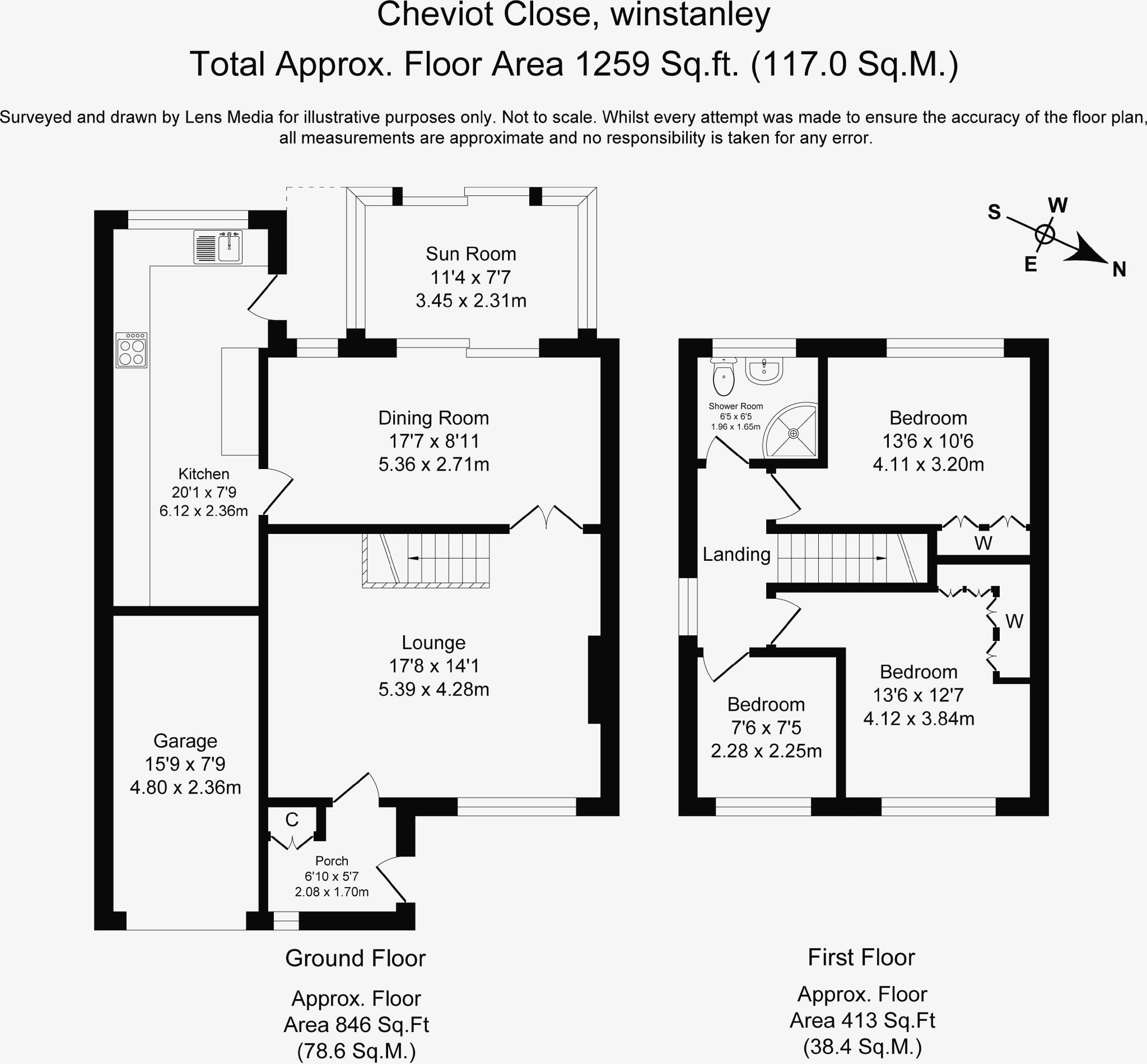 Cheviot Close, Wigan floorplan