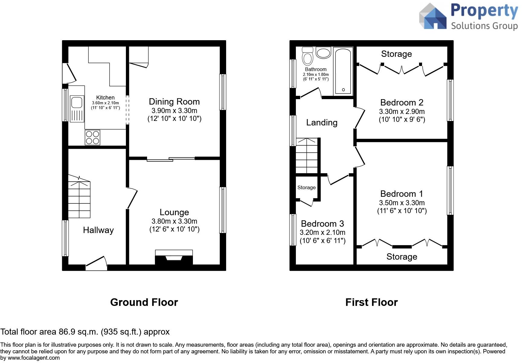 De Vere Estate, CO7 floorplan