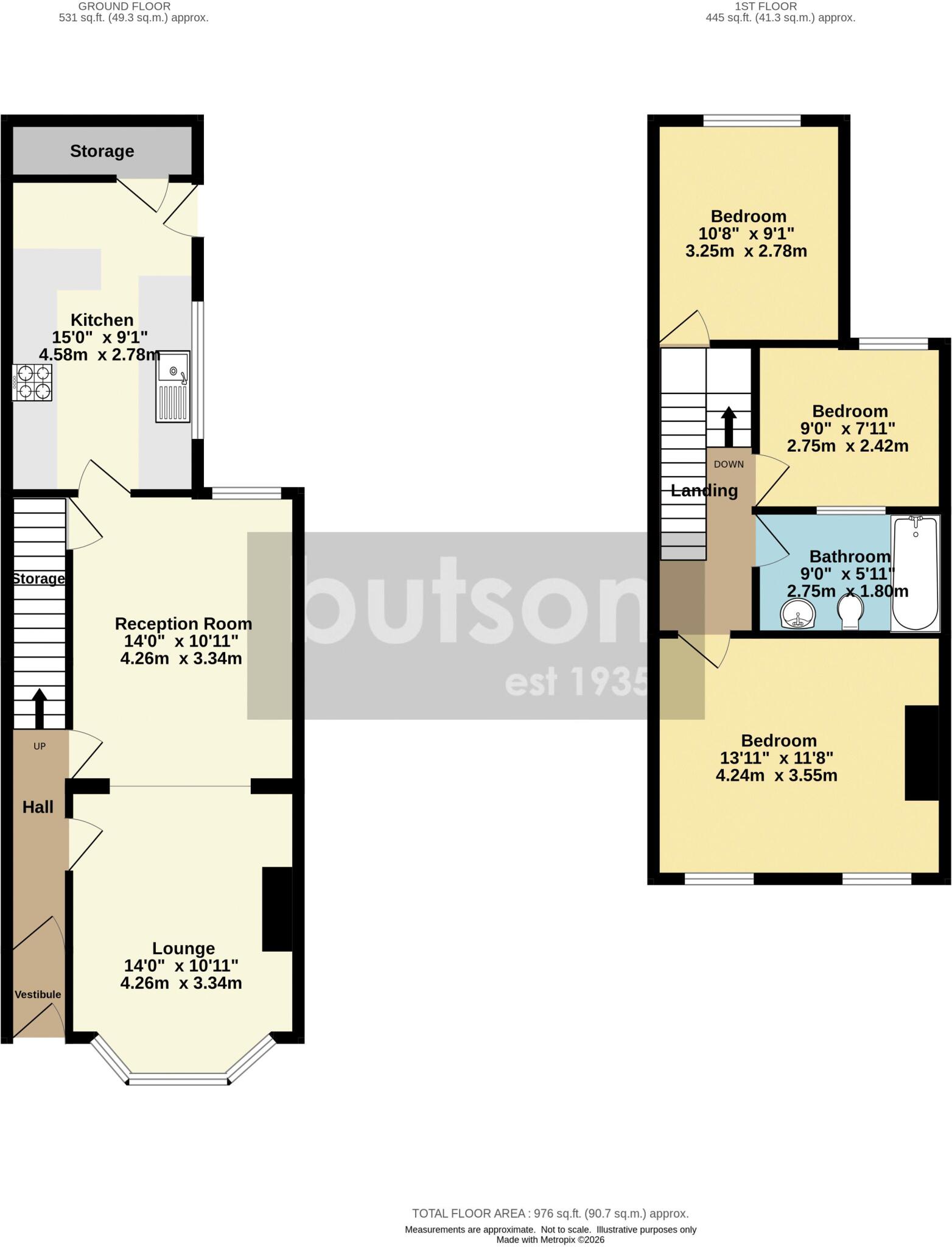 Manchester Road, Blackpool floorplan