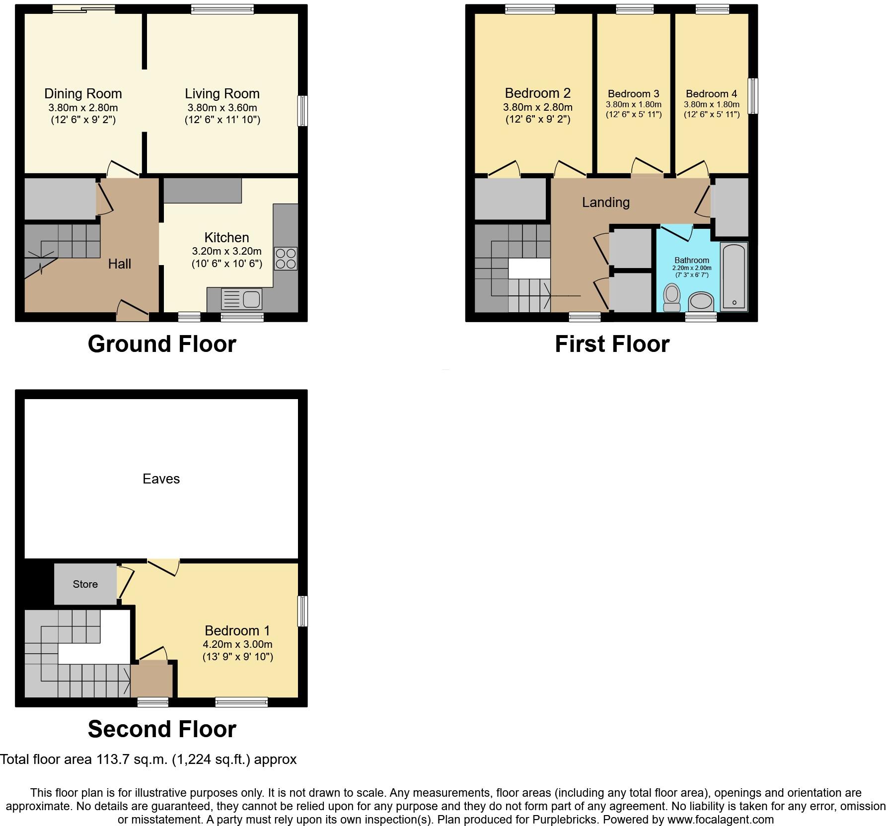 Hope Street, Ashton-under-Lyne, OL6 floorplan