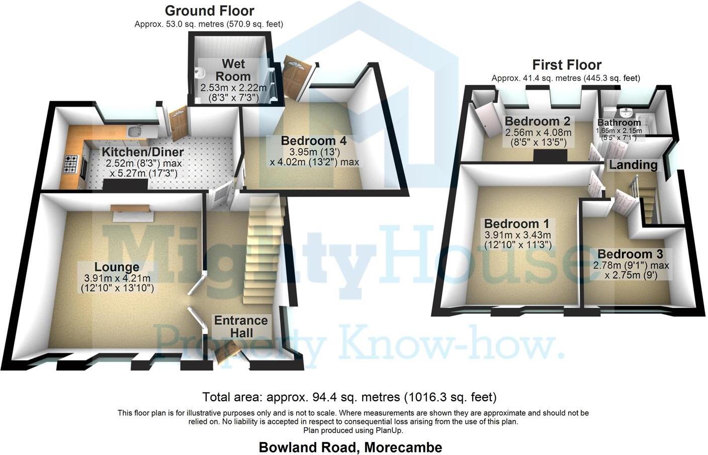 Bowland Road, Heysham, Morecambe floorplan