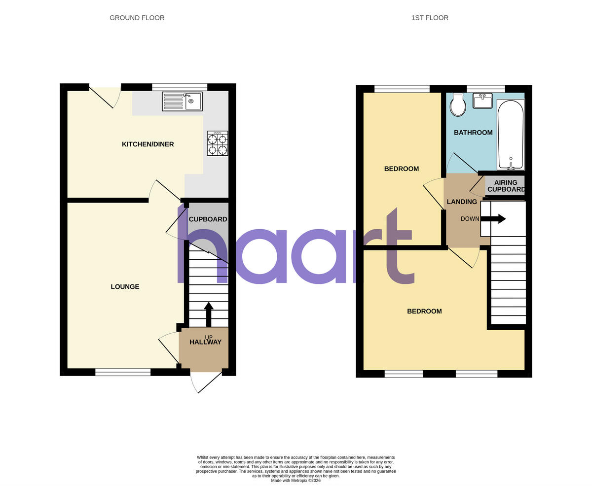 Stirling Close, Rayleigh floorplan