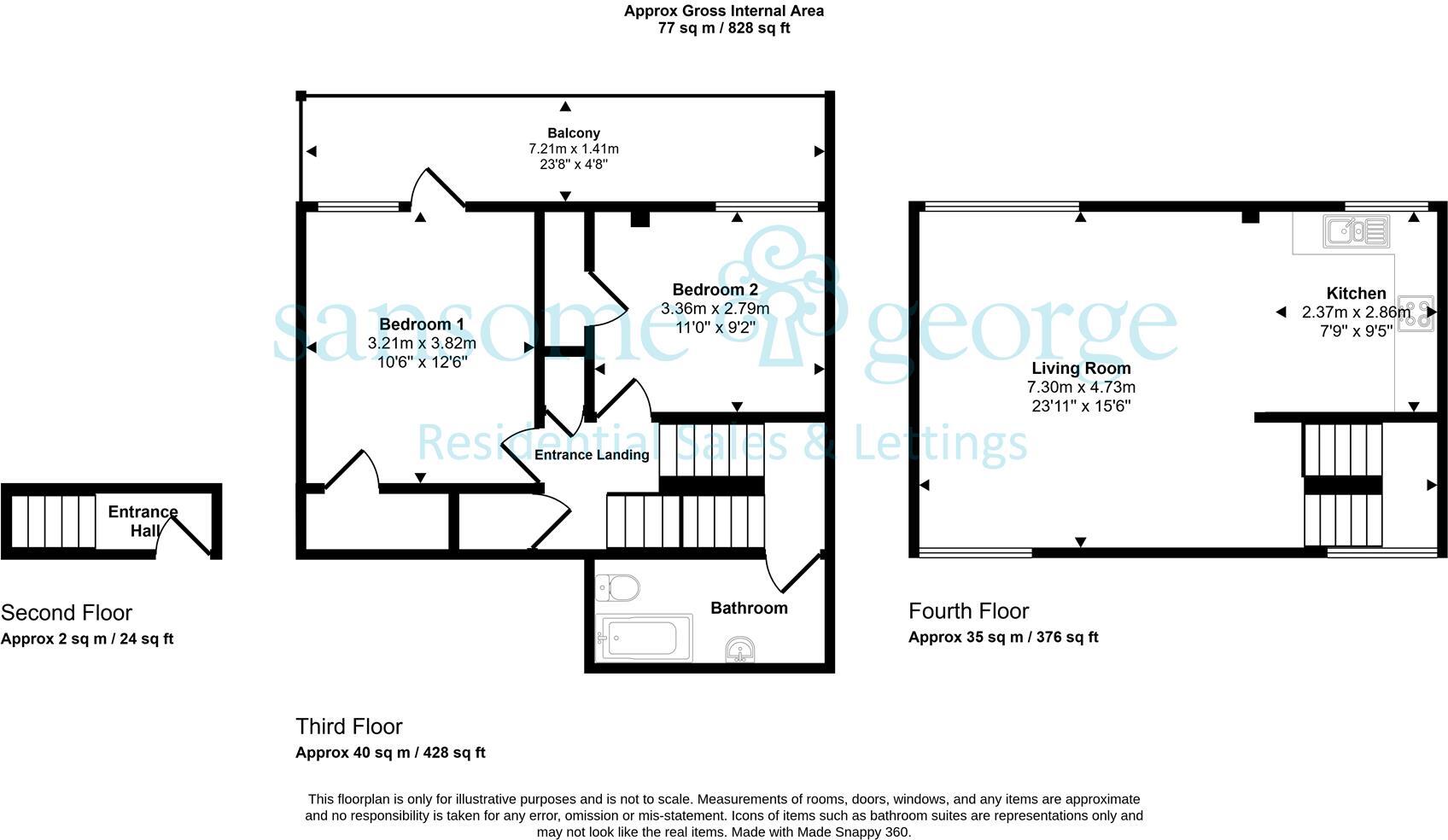 Bath Road, Southcote, Reading floorplan