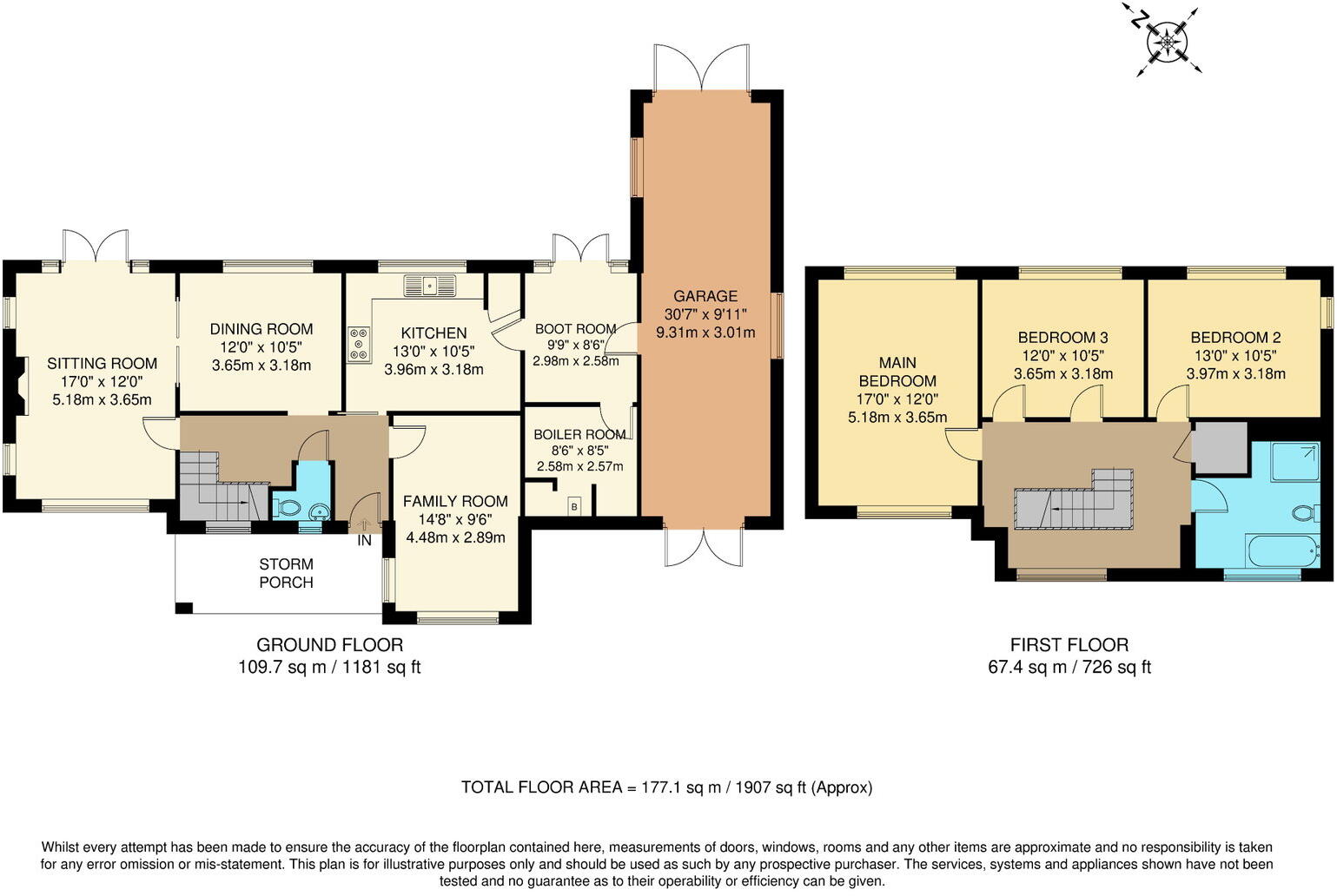 Tadworth Street, Tadworth, Surrey, KT20 5RF floorplan