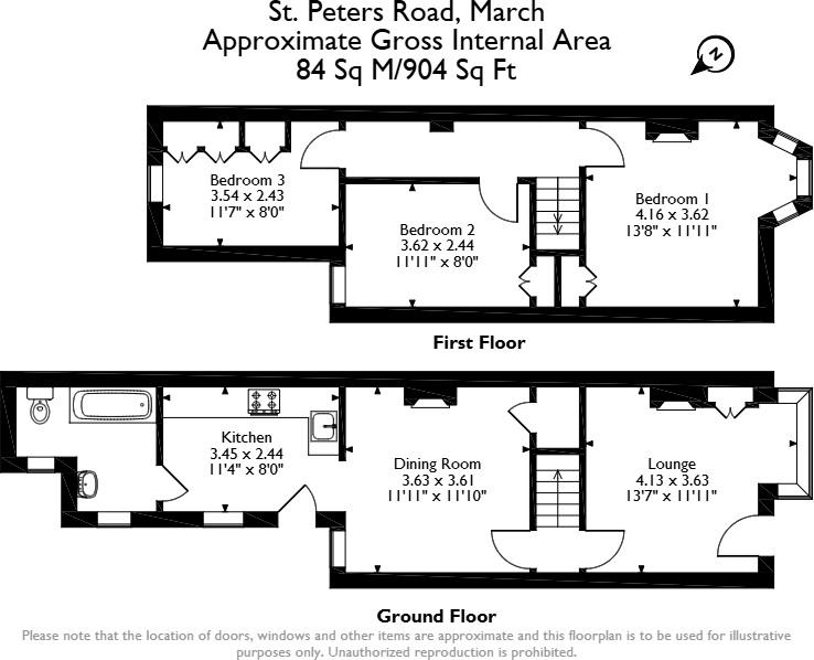 St Peters Road, March, PE15 floorplan