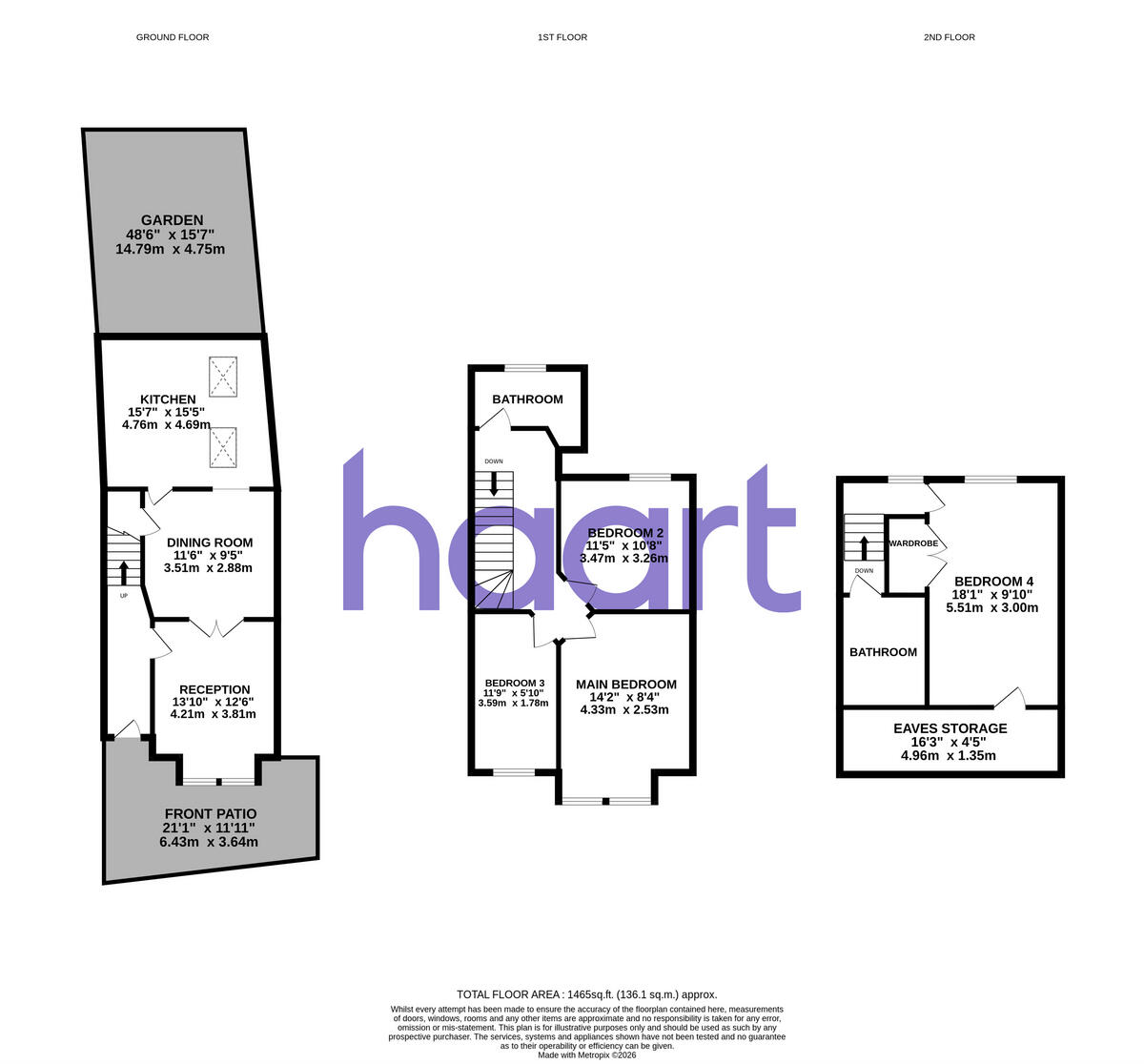 Buller Road, Thornton Heath floorplan