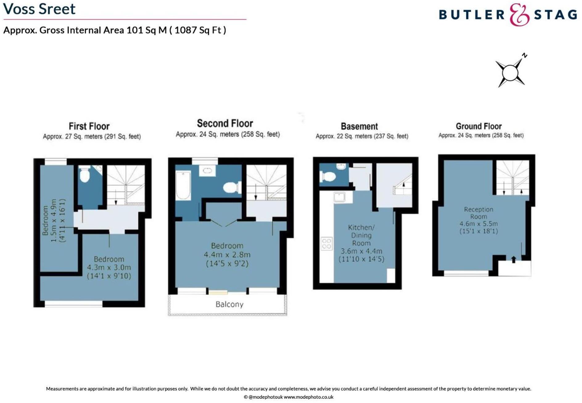 Voss Street, London, E2 floorplan
