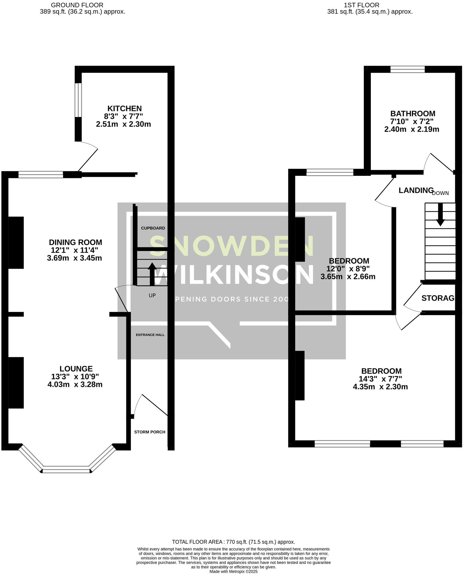 Livesey Street, Manchester floorplan