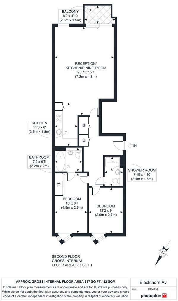 Blackthorn Avenue, London, N7 floorplan