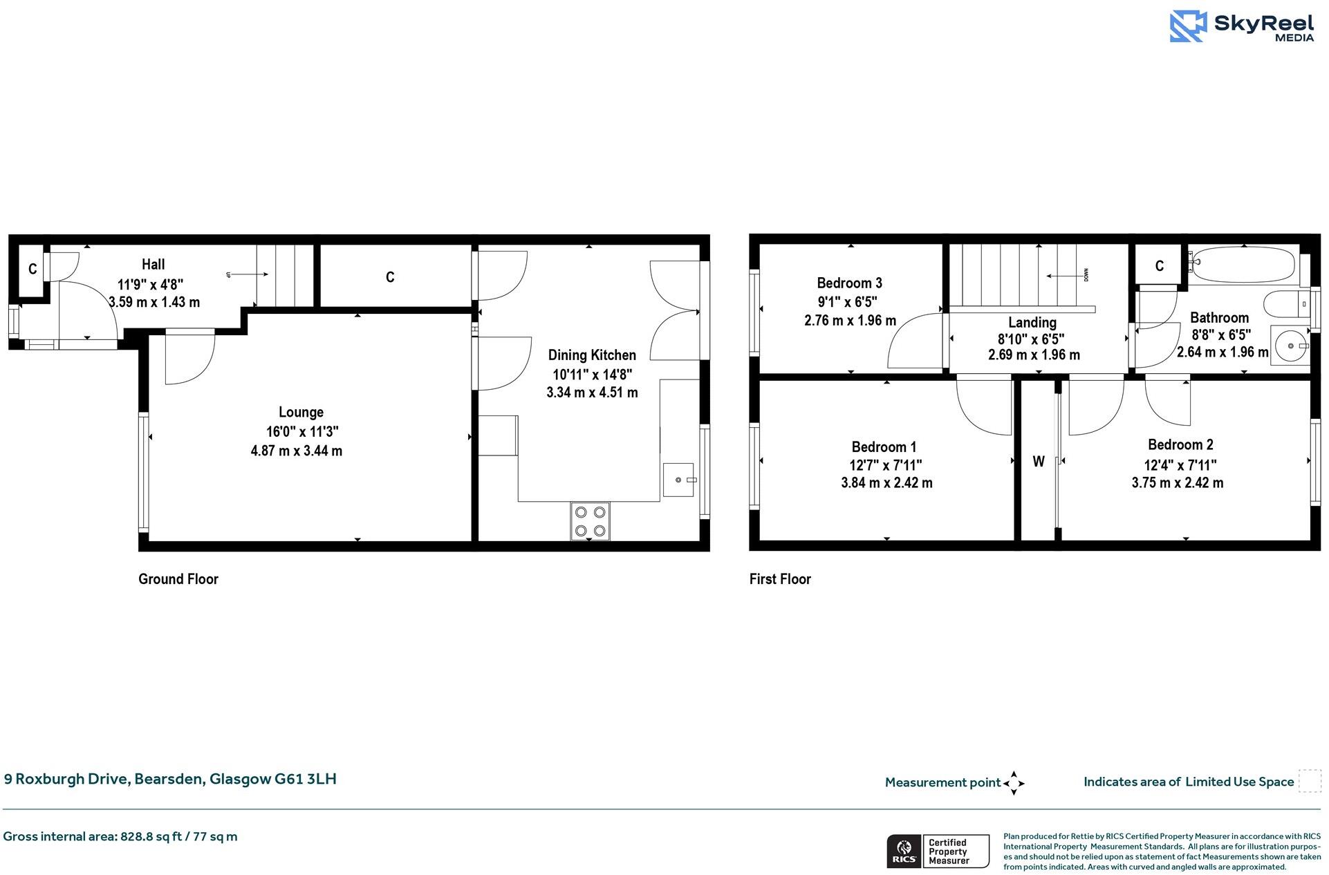 Roxburgh Drive, Bearsden floorplan
