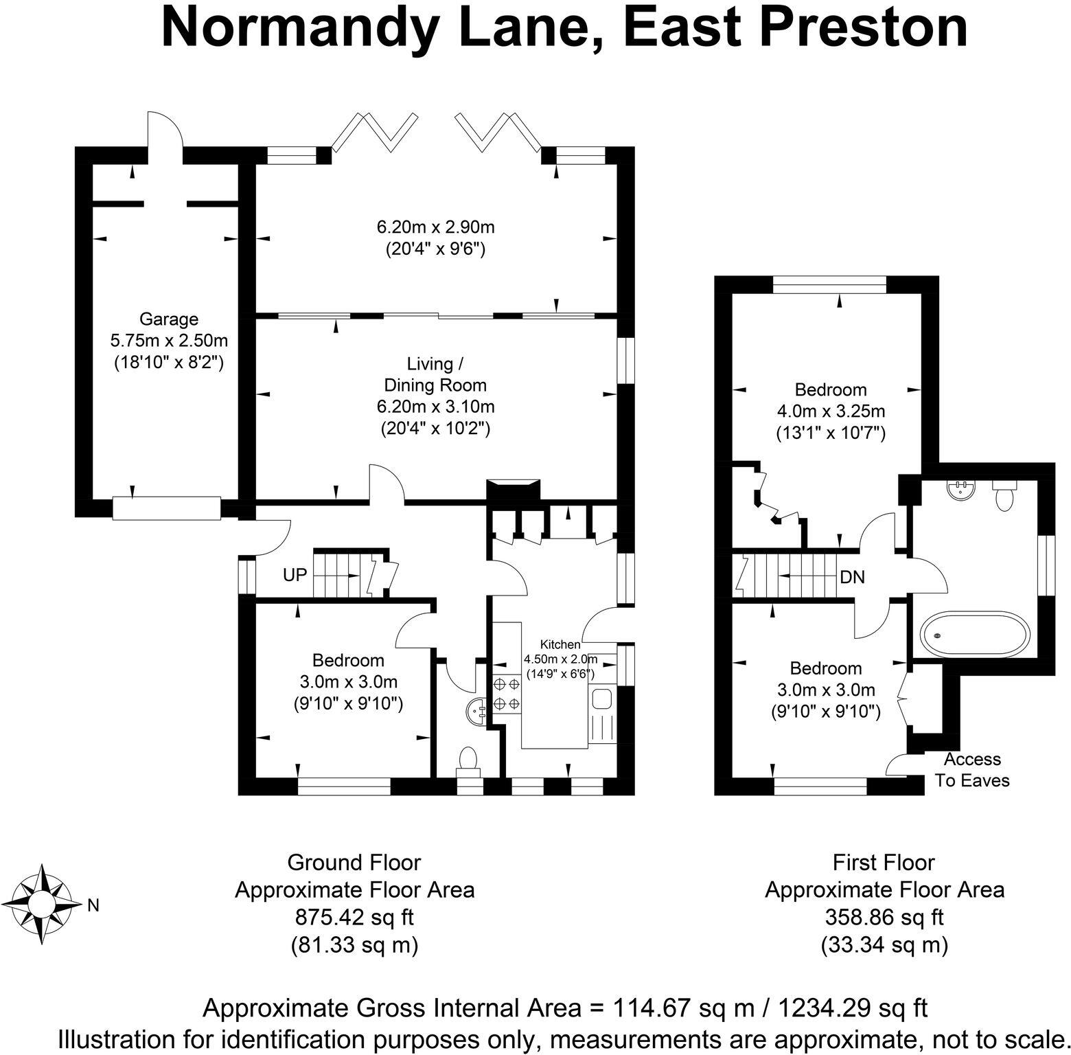 Normandy Lane, East Preston, BN16 floorplan