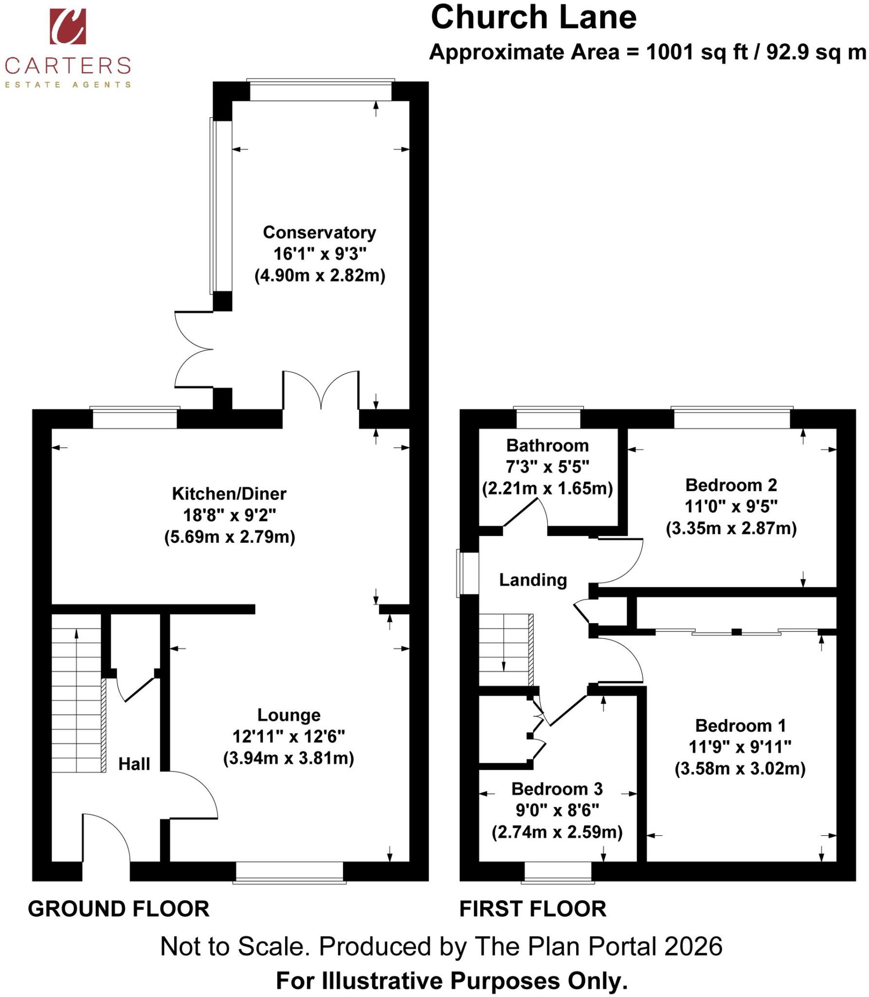 Church Lane, Nuneaton, CV10 floorplan