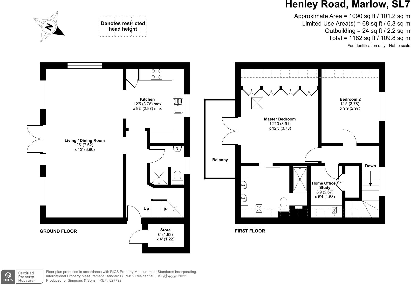The Grove, Harleyford floorplan